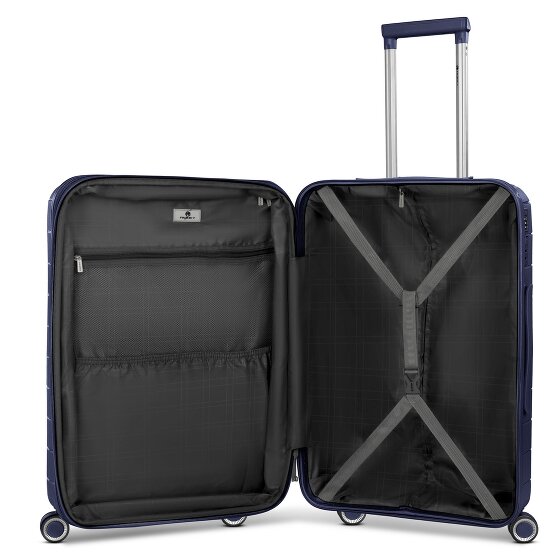 Franky London 4 wheels Suitcase set 3-piece with expansion pleat