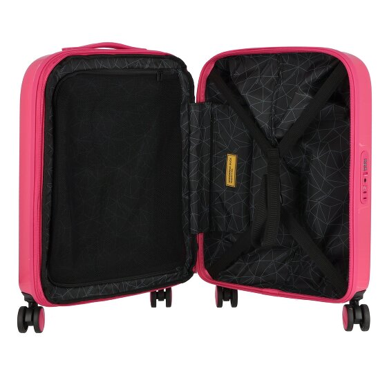 Mandarina Duck Logoduck + Metal 4 wheels Trolley S 55 cm with expansion pleat