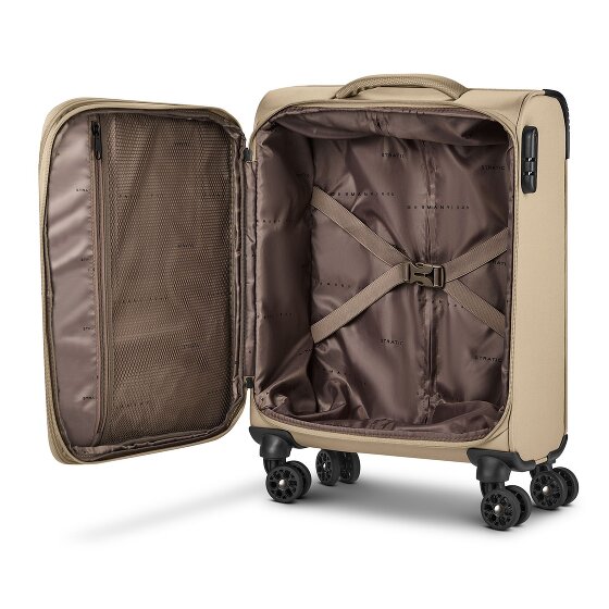 Stratic taska 4 wheels Cabin suitcase S 55 cm Expandable
