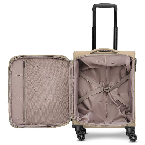 Stratic taska 4 Roll Cabin Trolley S 55 cm with Expanding Pleat Stratic taska 4 Roll Cabin Trolley S 55 cm with Expanding Pleat
