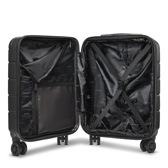 Police Dublin 4 wheels Cabin suitcase S 54 cm Laptop compartment Expandable