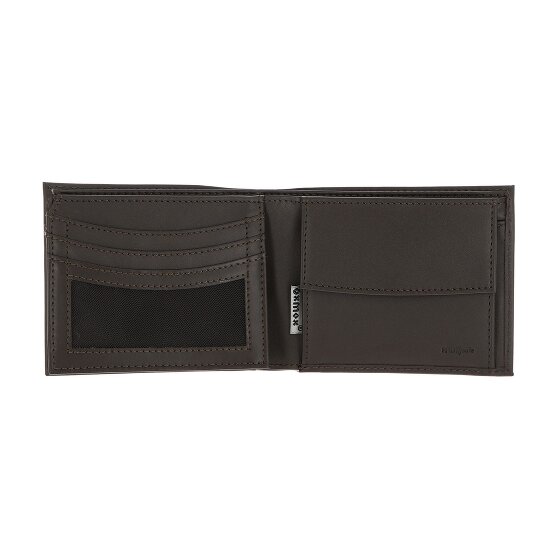 oxmox Leather Wallet RFID protection Genuine Leather 10 cm