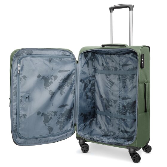 Franky Melbourne 3.0 4-wheel suitcase set, 3-piece, with stretch fold Franky Melbourne 3.0 4-wheel suitcase set, 3-piece, with stretch fold