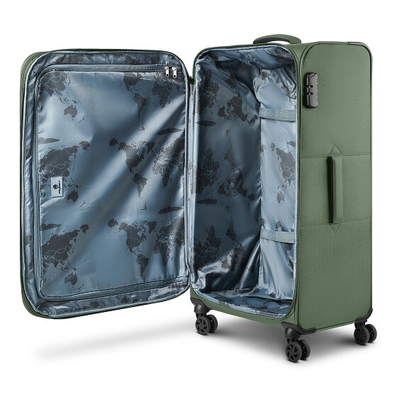 Franky Melbourne 3.0 4-wheel suitcase set, 3-piece, with stretch fold