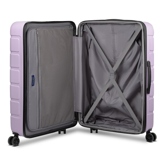 Saxoline Miami 4 wheels Suitcase set 2-piece with expansion pleat