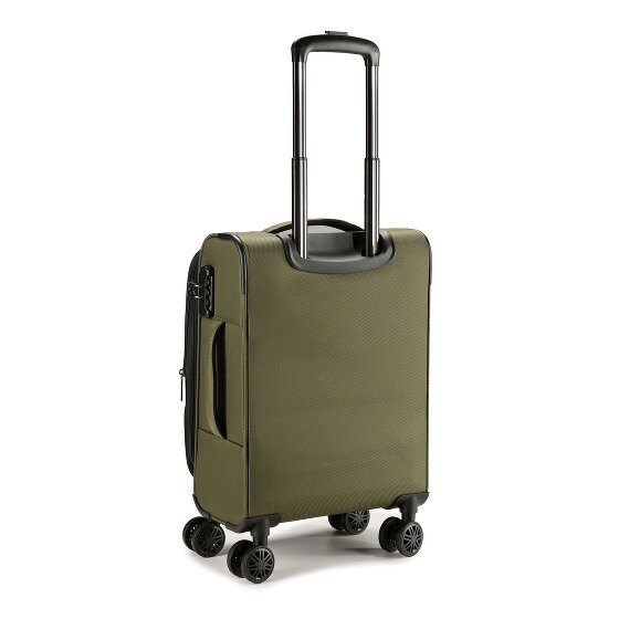 Bugatti Valencia Soft 4 wheels Cabin trolley S 55 cm with expansion pleat