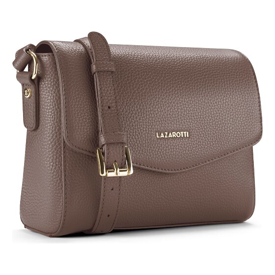 Lazarotti Bologna Leather Crossbody Shoulder bag, 22 cm