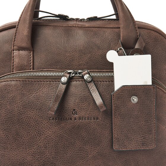 Castelijn & Beerens Carisma backpack RFID leather 40 cm laptop compartment