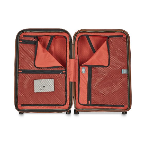 Delsey Paris Helium Ultimate 4 wheels Trolley 77 cm Expandable