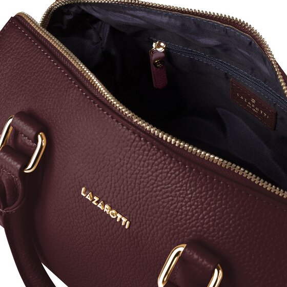 Lazarotti Bologna Leather Bowling Bag, Handbag, Crossbody, Leather, 26 cm