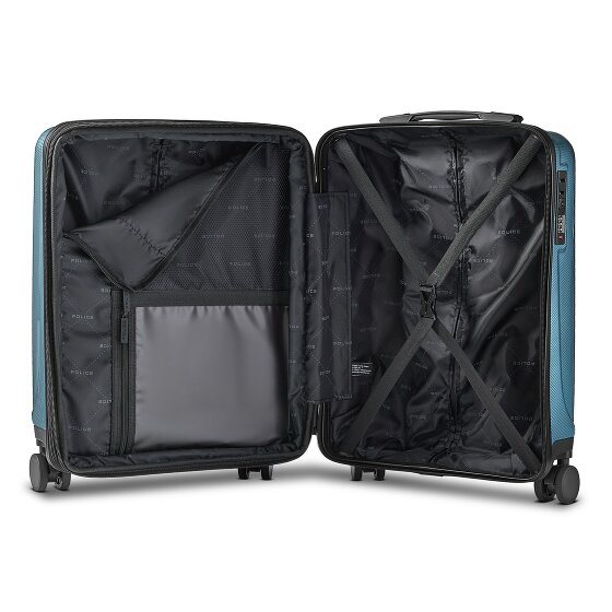 Police New York 4 wheels Cabin suitcase S 54 cm Expandable