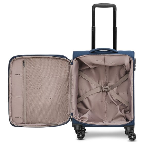 Stratic taska 4 Roll Cabin Trolley S 55 cm with Expanding Pleat