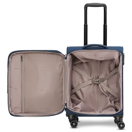 Stratic taska 4 Roll Cabin Trolley S 55 cm with Expanding Pleat