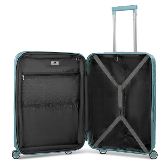 Franky London 4 wheels Suitcase set 3-piece with expansion pleat