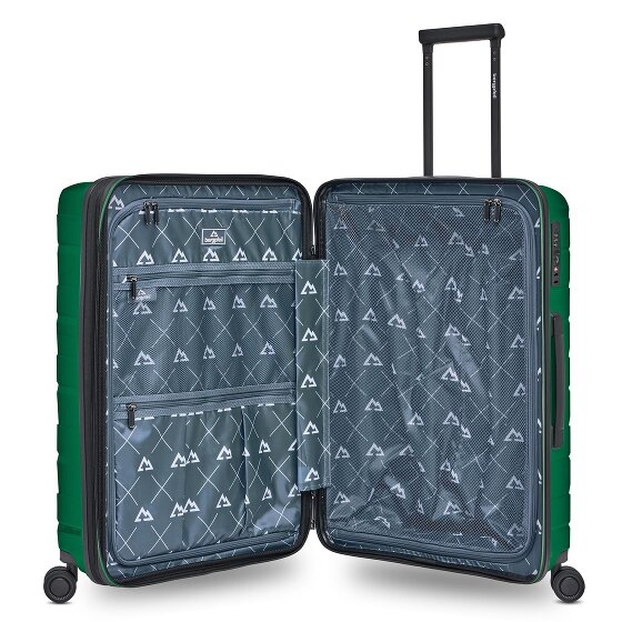 Bergpfeil Travel 4-wheeled trolley M 66 cm with expansion fold
