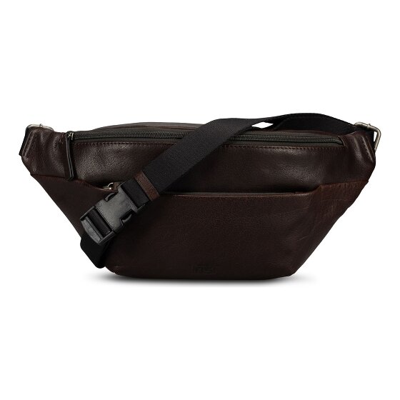 Jost Glasgow Bum bag RFID protection Genuine Leather 36 cm