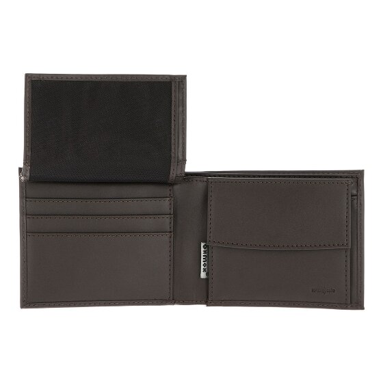 oxmox Leather Wallet RFID protection Genuine Leather 10 cm
