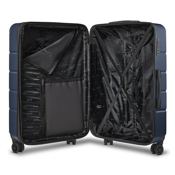 Police Dublin 4 wheels Trolley L 75 cm Expandable