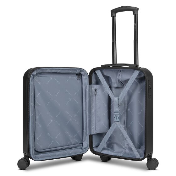 Bugatti Valencia 2.0 4 wheels Cabin trolley S 54 cm with expansion pleat