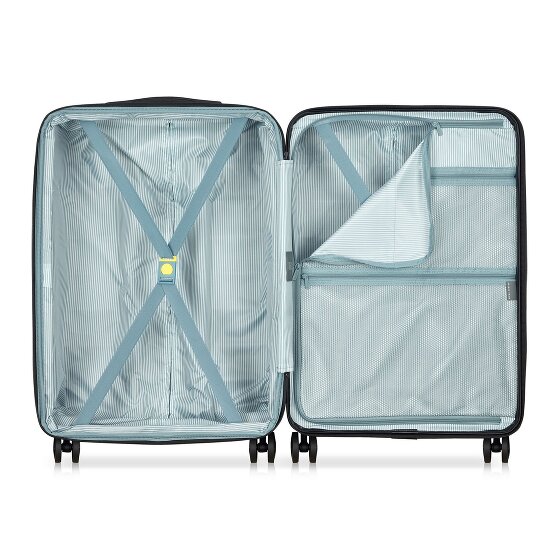 Delsey Paris Air Armour 4 wheels Suitcase set 3-piece Expandable