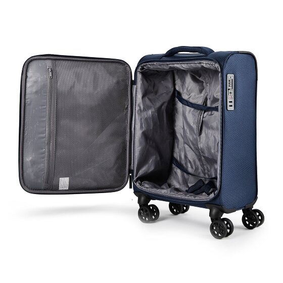 d&n Travel Line 9804 4 wheels Cabin suitcase S 55 cm