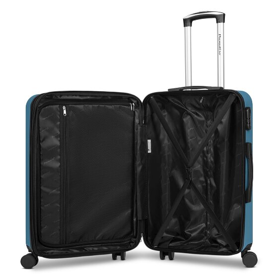 Check.In Paradise 2.0 4 wheels Suitcase set 3-piece with expansion pleat