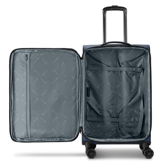 Bugatti Valencia Soft 4 wheels Trolley M 65 cm with expansion pleat Bugatti Valencia Soft 4 wheels Trolley M 65 cm with expansion pleat