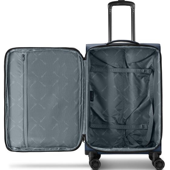 Bugatti Valencia Soft 4 wheels Trolley M 65 cm with expansion pleat