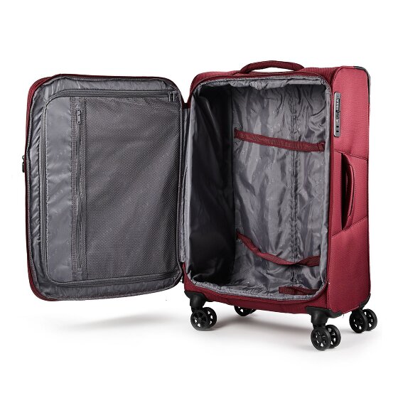 d&n Travel Line 9804 4 wheels Suitcase set 3-piece Expandable