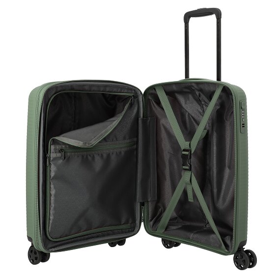 Travelite Air Stripe 4 wheels Cabin suitcase S 55 cm Expandable