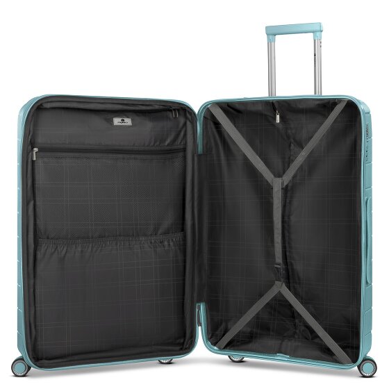 Franky London 4 wheels Trolley L 74 cm with expansion pleat