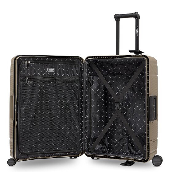 Redolz Essentials 15 4-wheel trolley 65 cm with three-point closure