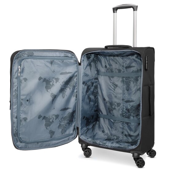 Franky Melbourne 3.0 4-wheel suitcase set, 3-piece, with stretch fold Franky Melbourne 3.0 4-wheel suitcase set, 3-piece, with stretch fold