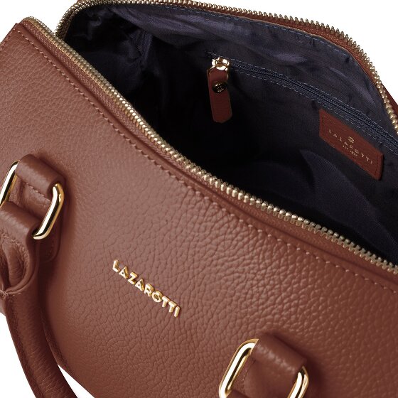 Lazarotti Bologna Leather Bowling Bag, Handbag, Crossbody, Leather, 26 cm