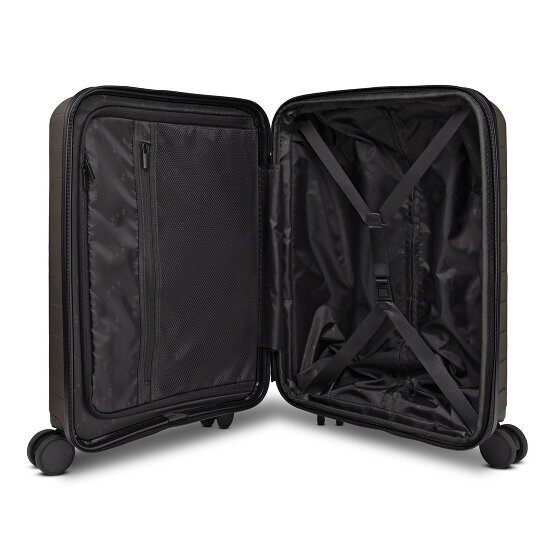 d&n Toronto 4 wheels Cabin trolley S 54 cm with expansion pleat