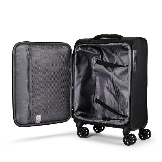 d&n Travel Line 9804 4 wheels Cabin suitcase S 55 cm