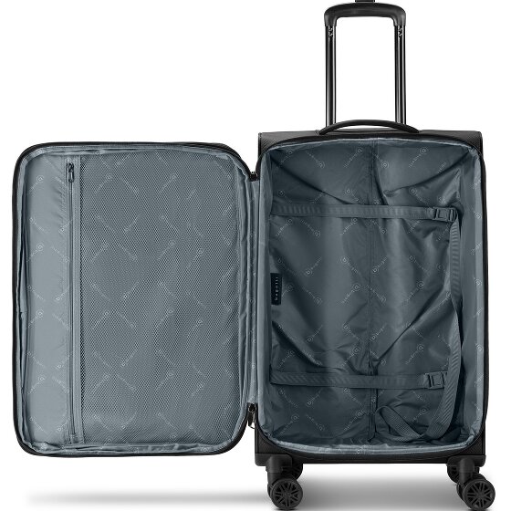 Bugatti Valencia Soft 4 wheels Trolley M 65 cm with expansion pleat
