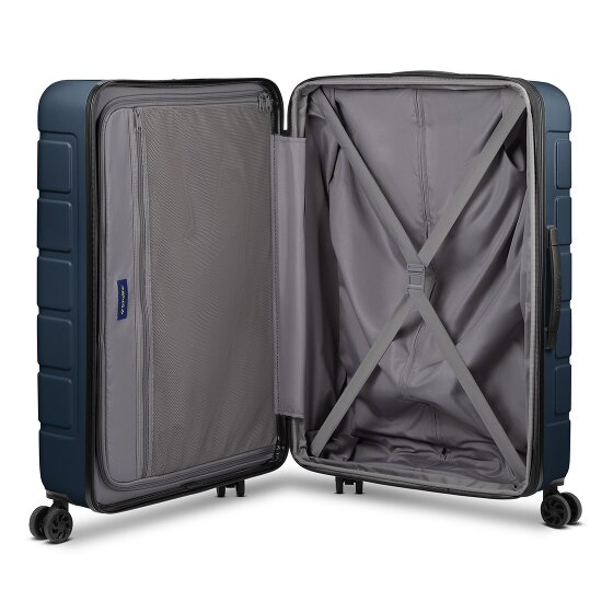 Saxoline Miami 4 wheels Suitcase set 2-piece with expansion pleat
