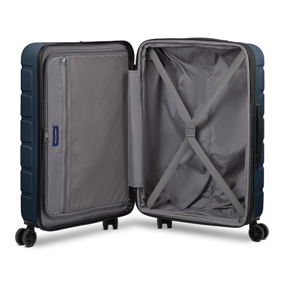 Saxoline Miami 4 wheels Trolley M 65 cm with expansion pleat