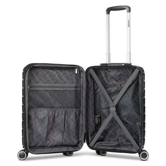 Bench Paris 4 wheels Cabin trolley S 55 cm with expansion pleat