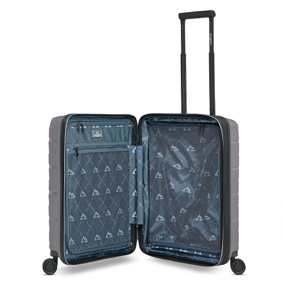 Bergpfeil Travel 4 wheels Cabin suitcase 55 cm Laptop compartment Expandable