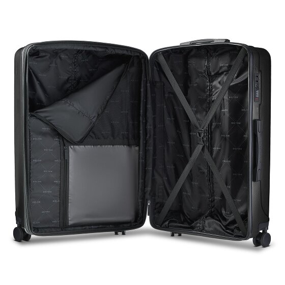 Police New York 4 wheels Trolley L 72 cm Expandable