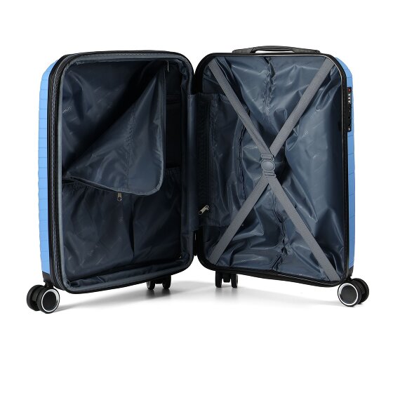 Benzi 5808 4 wheels Cabin trolley 55 cm with expansion pleat