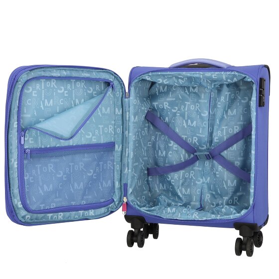 American Tourister Pulsonic 4 wheels Cabin trolley 55 cm with expansion pleat