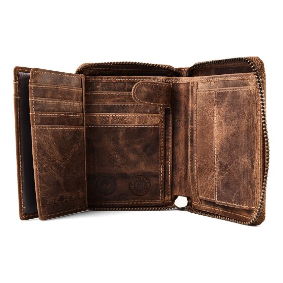 Greenburry Hecht Wallet Genuine Leather 10 cm