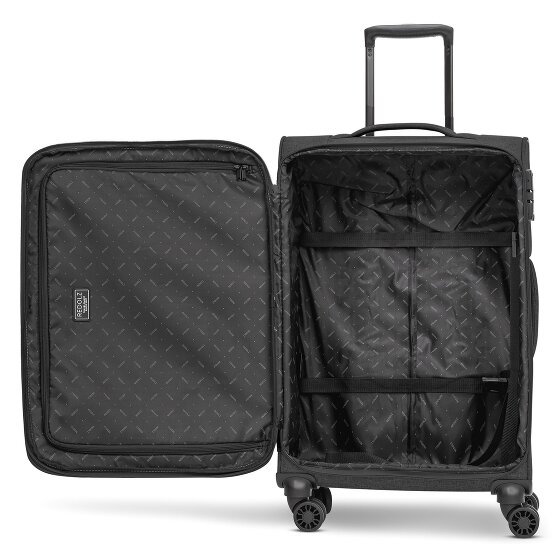 Redolz Essentials 12 MEDIUM 4-wheel Trolley, 67 cm, expandable Gusset