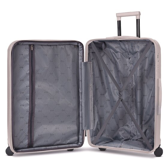 d&n South Dakota 4 wheels Trolley L 76 cm with expansion pleat