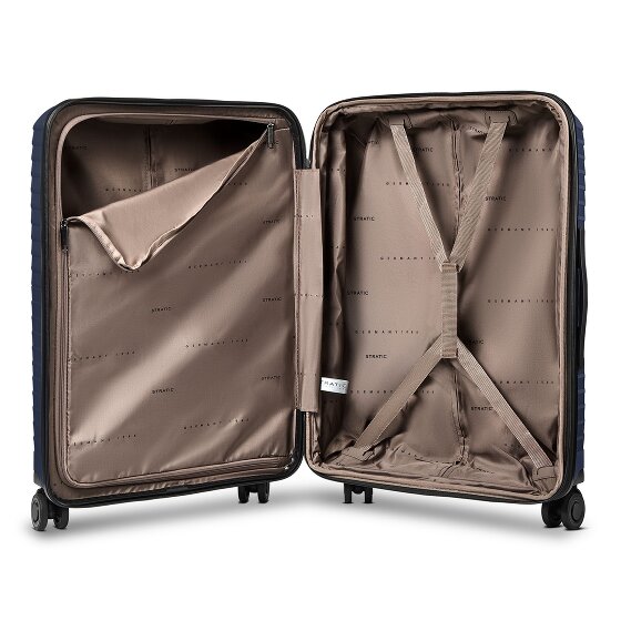 Stratic Shine 4 wheels Trolley 66 cm Expandable