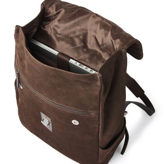 Castelijn & Beerens Veneto Daypack RFID protection Genuine Leather 40 cm Laptop compartment