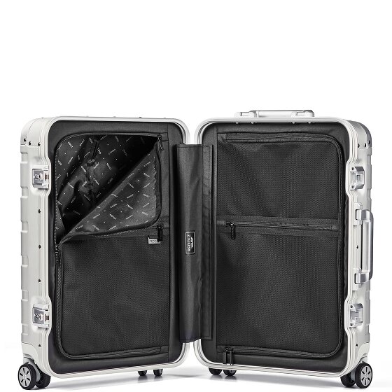 Redolz Pro Aluminum 4-wheel Cabin suitcase S, Aluminum, 55 cm